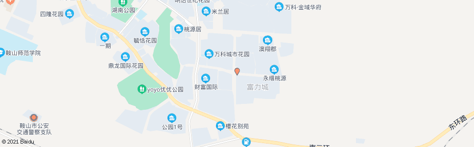 鞍山汇华园_公交站地图_鞍山公交_妙搜公交查询2025