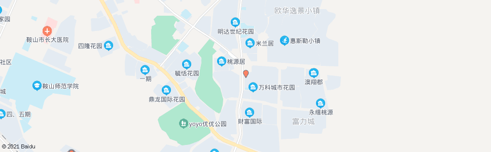 鞍山汇园大道_公交站地图_鞍山公交_妙搜公交查询2025