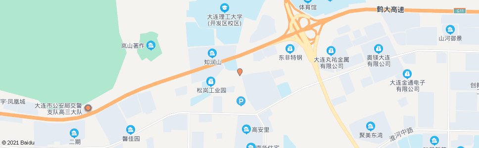 大连松岚工业园_公交站地图_大连公交_妙搜公交查询2024