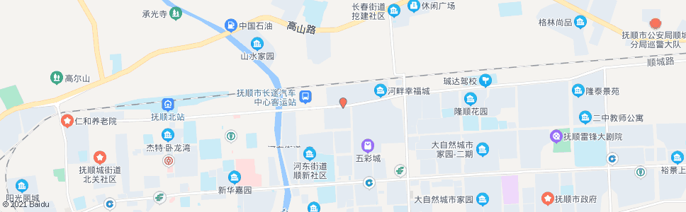 抚顺珲春街北_公交站地图_抚顺公交_妙搜公交查询2024