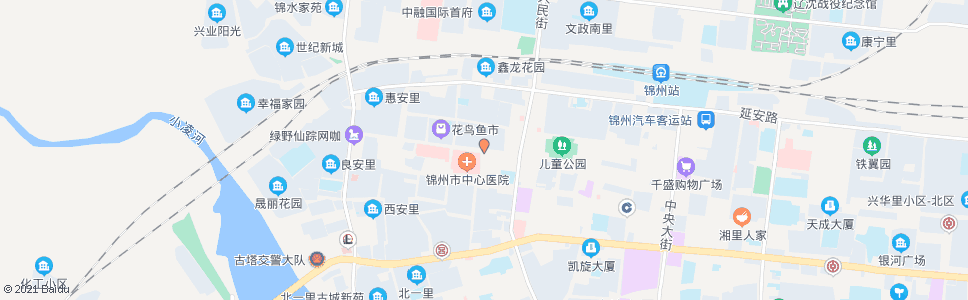 锦州市中心医院(天兴新大陆)_公交站地图_锦州公交_妙搜公交查询2024