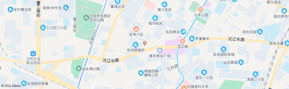 沈阳沈阳工业大学兴顺校区_公交站地图_沈阳公交_妙搜公交查询2024