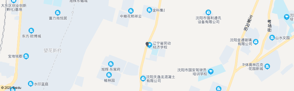 沈阳省劳经学校_公交站地图_沈阳公交_妙搜公交查询2024