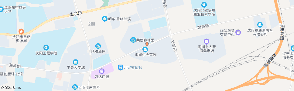 沈阳沈师大沈北附属学校_公交站地图_沈阳公交_妙搜公交查询2024