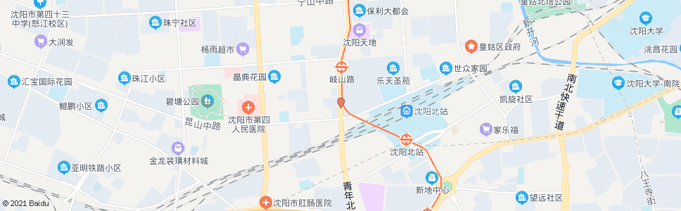 沈阳市残联_公交站地图_沈阳公交_妙搜公交查询2024