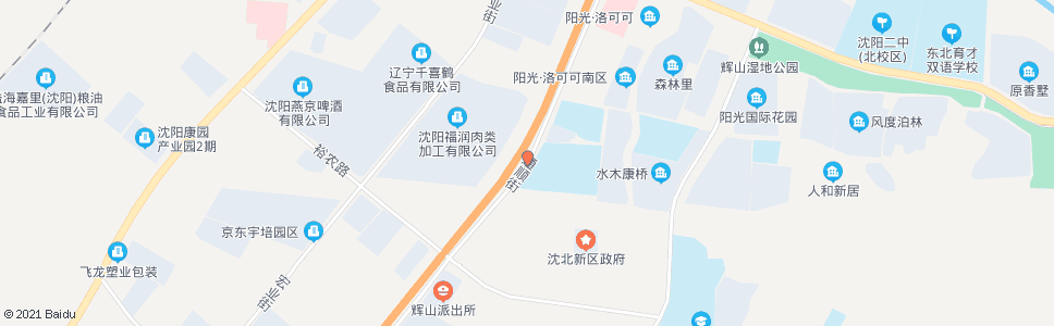 沈阳通顺街沈北路_公交站地图_沈阳公交_妙搜公交查询2024