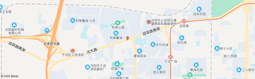 沈阳沈大路巢湖街_公交站地图_沈阳公交_妙搜公交查询2024