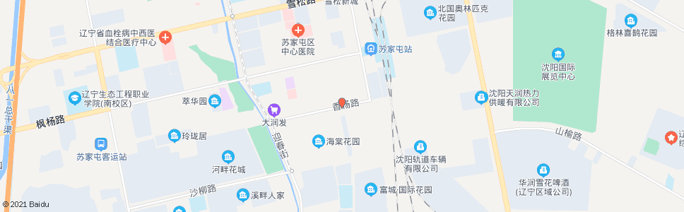 沈阳香杨路玫瑰街_公交站地图_沈阳公交_妙搜公交查询2024