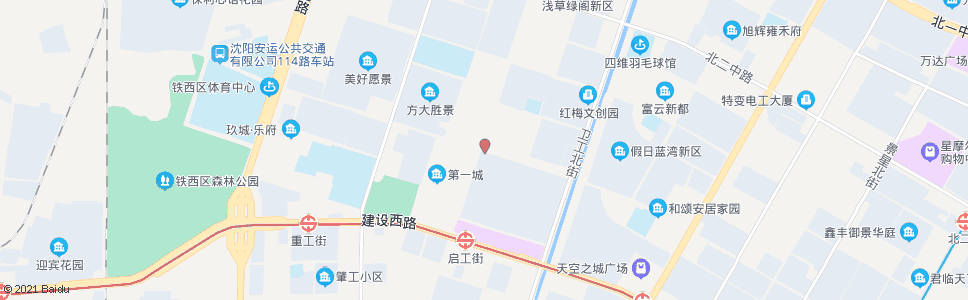 沈阳启工街北四路_公交站地图_沈阳公交_妙搜公交查询2024