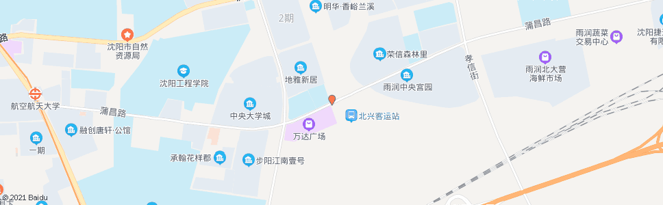 沈阳蒲昌路雅居街_公交站地图_沈阳公交_妙搜公交查询2024