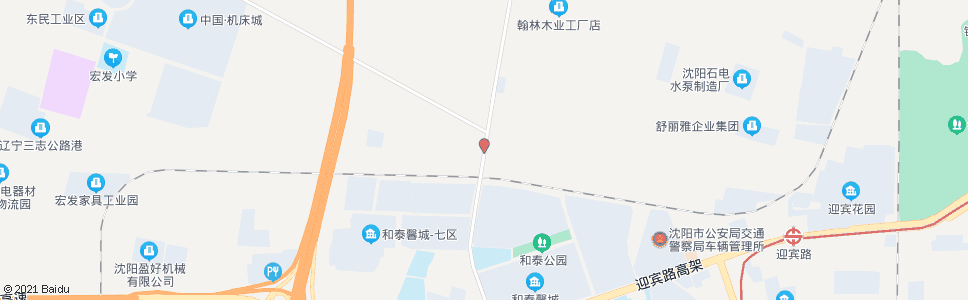 沈阳东平湖街沈胡公路_公交站地图_沈阳公交_妙搜公交查询2024