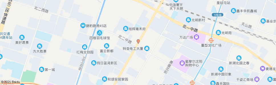 沈阳保工街北二路_公交站地图_沈阳公交_妙搜公交查询2024