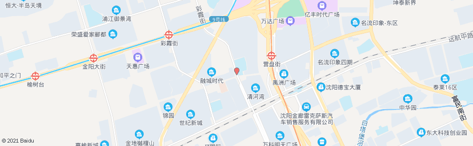 沈阳彩霞街公铁桥_公交站地图_沈阳公交_妙搜公交查询2024