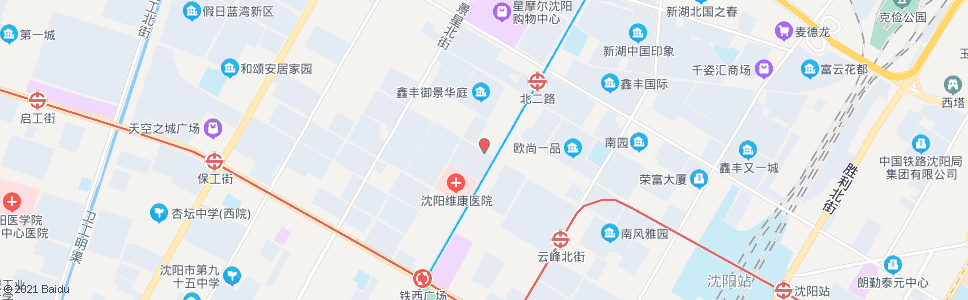 沈阳小北三路兴华街_公交站地图_沈阳公交_妙搜公交查询2024