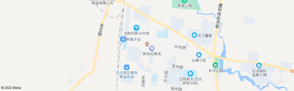 沈阳新城子邮局_公交站地图_沈阳公交_妙搜公交查询2024