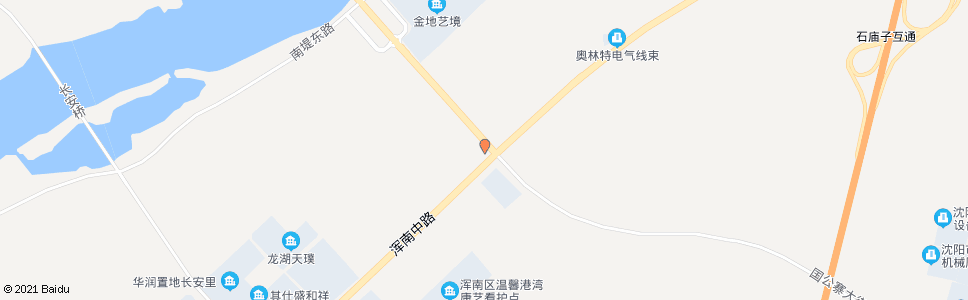 沈阳新立堡街浑南中路_公交站地图_沈阳公交_妙搜公交查询2024