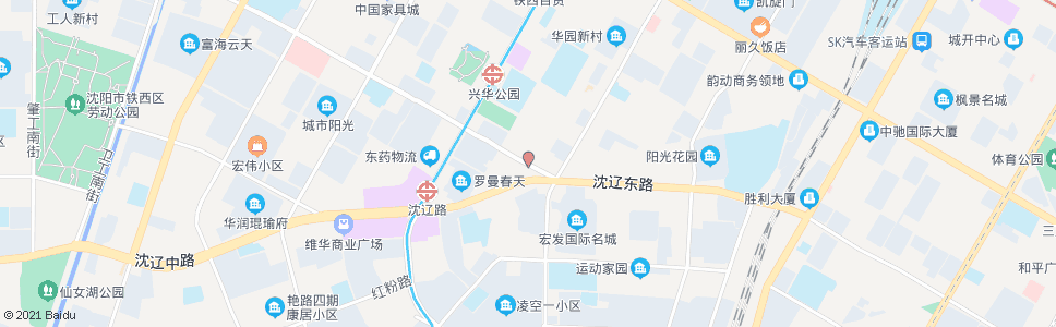 沈阳南十路云峰街_公交站地图_沈阳公交_妙搜公交查询2024