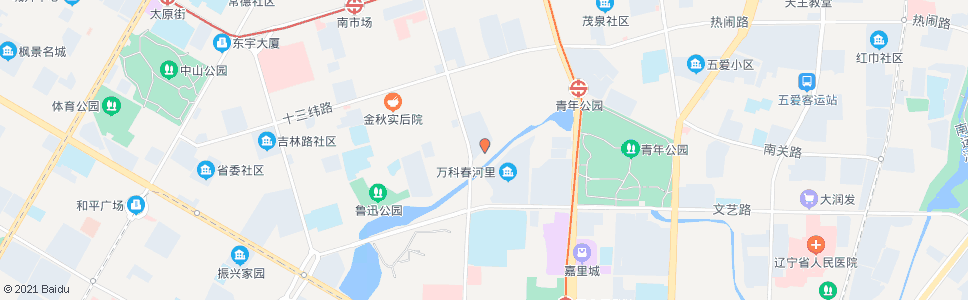 沈阳十三纬路三经街西_公交站地图_沈阳公交_妙搜公交查询2024