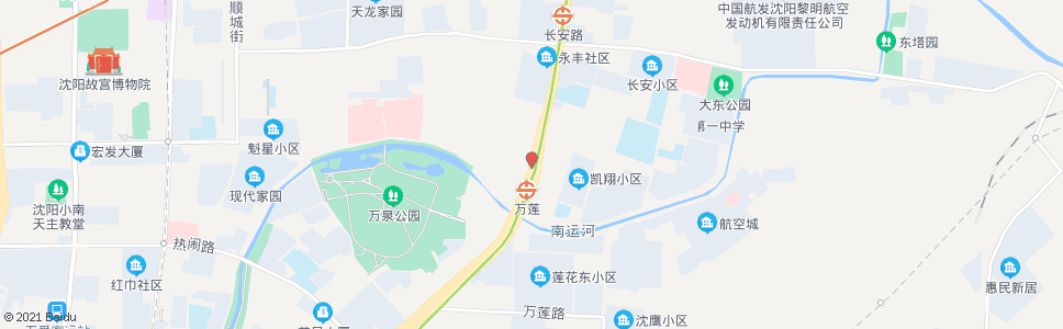 沈阳滂江市场_公交站地图_沈阳公交_妙搜公交查询2024