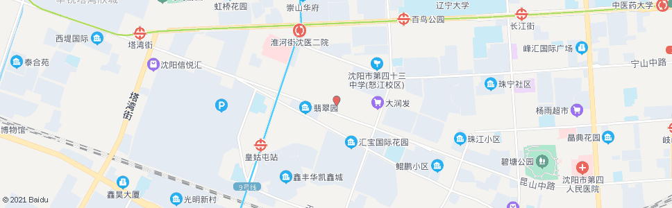 沈阳肇东街昆山路_公交站地图_沈阳公交_妙搜公交查询2024