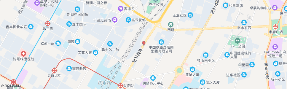 沈阳胜利大街北四马路_公交站地图_沈阳公交_妙搜公交查询2024