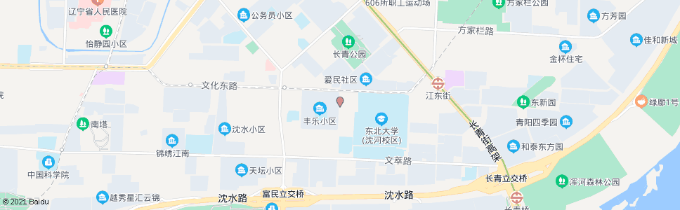 沈阳丰乐一街文化东路_公交站地图_沈阳公交_妙搜公交查询2024