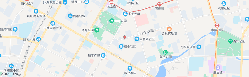 沈阳十三纬路吉林路_公交站地图_沈阳公交_妙搜公交查询2024