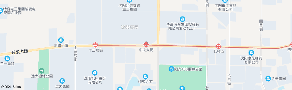 沈阳中央大街地铁站_公交站地图_沈阳公交_妙搜公交查询2024