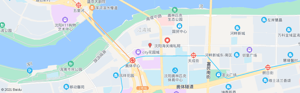 沈阳浑南三路_公交站地图_沈阳公交_妙搜公交查询2024