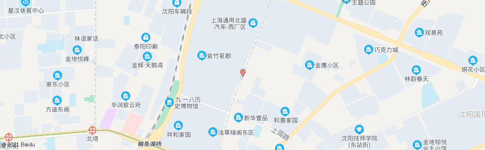 沈阳北大营街南卡门路_公交站地图_沈阳公交_妙搜公交查询2024