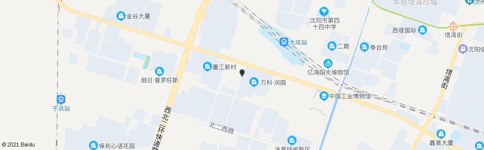 沈阳肇工街北一路_公交站地图_沈阳公交_妙搜公交查询2024