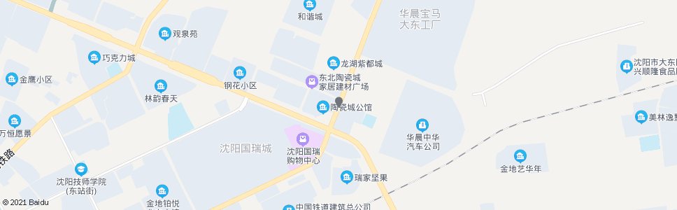 沈阳东望街东陶路_公交站地图_沈阳公交_妙搜公交查询2024