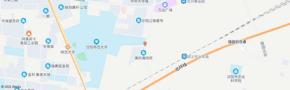 沈阳沈阳师范大学东门_公交站地图_沈阳公交_妙搜公交查询2024