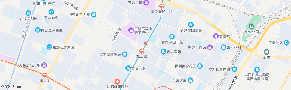 沈阳兴华街北二路_公交站地图_沈阳公交_妙搜公交查询2024