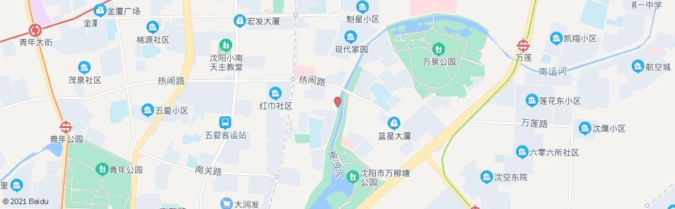 沈阳东滨河街热闹路_公交站地图_沈阳公交_妙搜公交查询2024