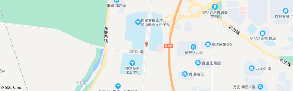 鄂尔多斯市卫生学校_公交站地图_鄂尔多斯公交_妙搜公交查询2024