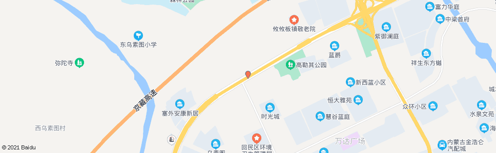 呼和浩特森林公园路口_公交站地图_呼和浩特公交_妙搜公交查询2024