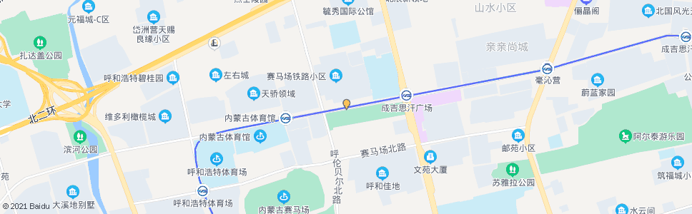 呼和浩特成吉思汗广场_公交站地图_呼和浩特公交_妙搜公交查询2024