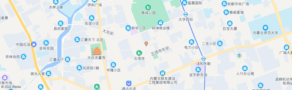 呼和浩特五州女子医院_公交站地图_呼和浩特公交_妙搜公交查询2024