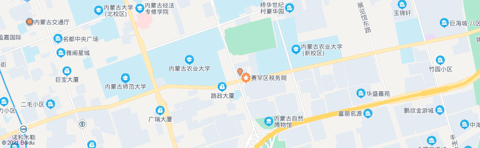 呼和浩特金岁大酒店_公交站地图_呼和浩特公交_妙搜公交查询2024