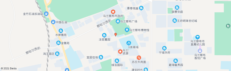 乌兰察布泉山派出所_公交站地图_乌兰察布公交_妙搜公交查询2024