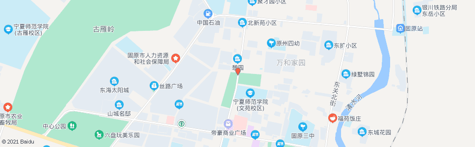 固原靖朔门_公交站地图_固原公交_妙搜公交查询2024