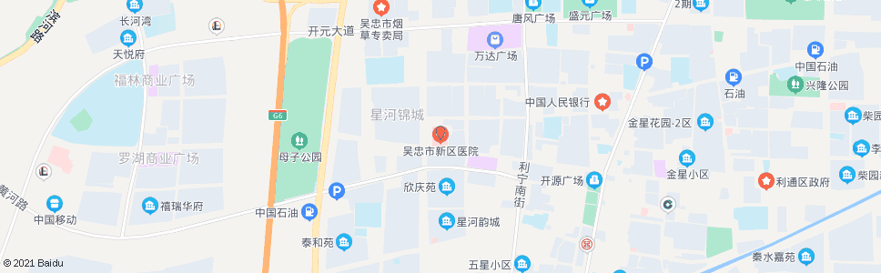 吴忠新区医院_公交站地图_吴忠公交_妙搜公交查询2024