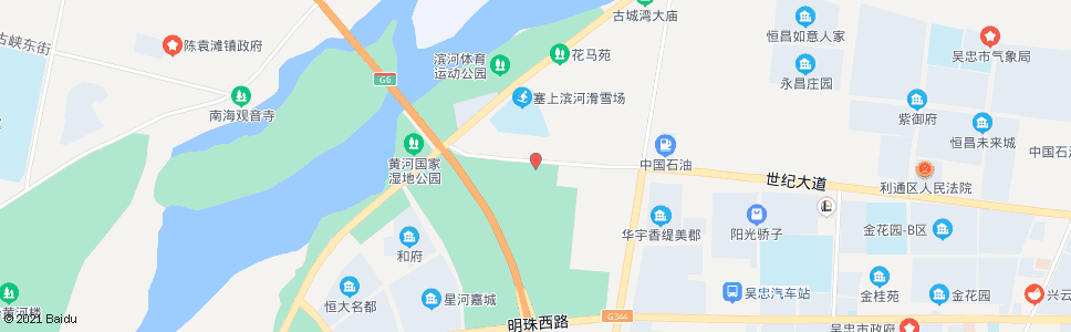 吴忠树木园(八字湖)_公交站地图_吴忠公交_妙搜公交查询2024