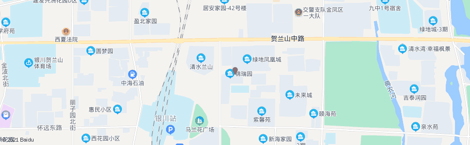 银川惠北巷通达街口_公交站地图_银川公交_妙搜公交查询2024