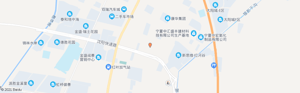 银川德源街德翔路口_公交站地图_银川公交_妙搜公交查询2024