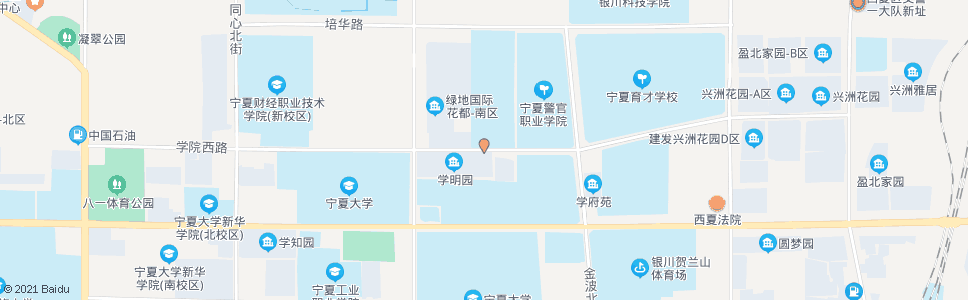 银川宁夏建设职业技术学院_公交站地图_银川公交_妙搜公交查询2024