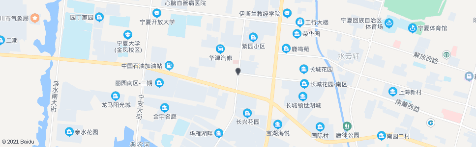 银川庆丰街银盛路口_公交站地图_银川公交_妙搜公交查询2024