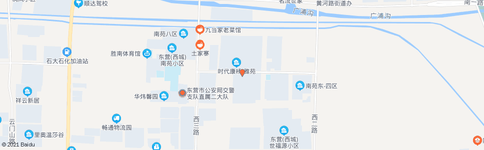 东营南苑二区_公交站地图_东营公交_妙搜公交查询2025