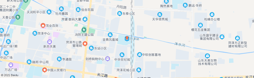 菏泽三里店_公交站地图_菏泽公交_妙搜公交查询2024